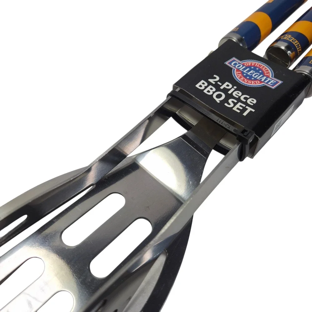 Siskiyou Sports West Virginia Mountaineers 2 Piece BBQ Grilling Tool Set Tongs